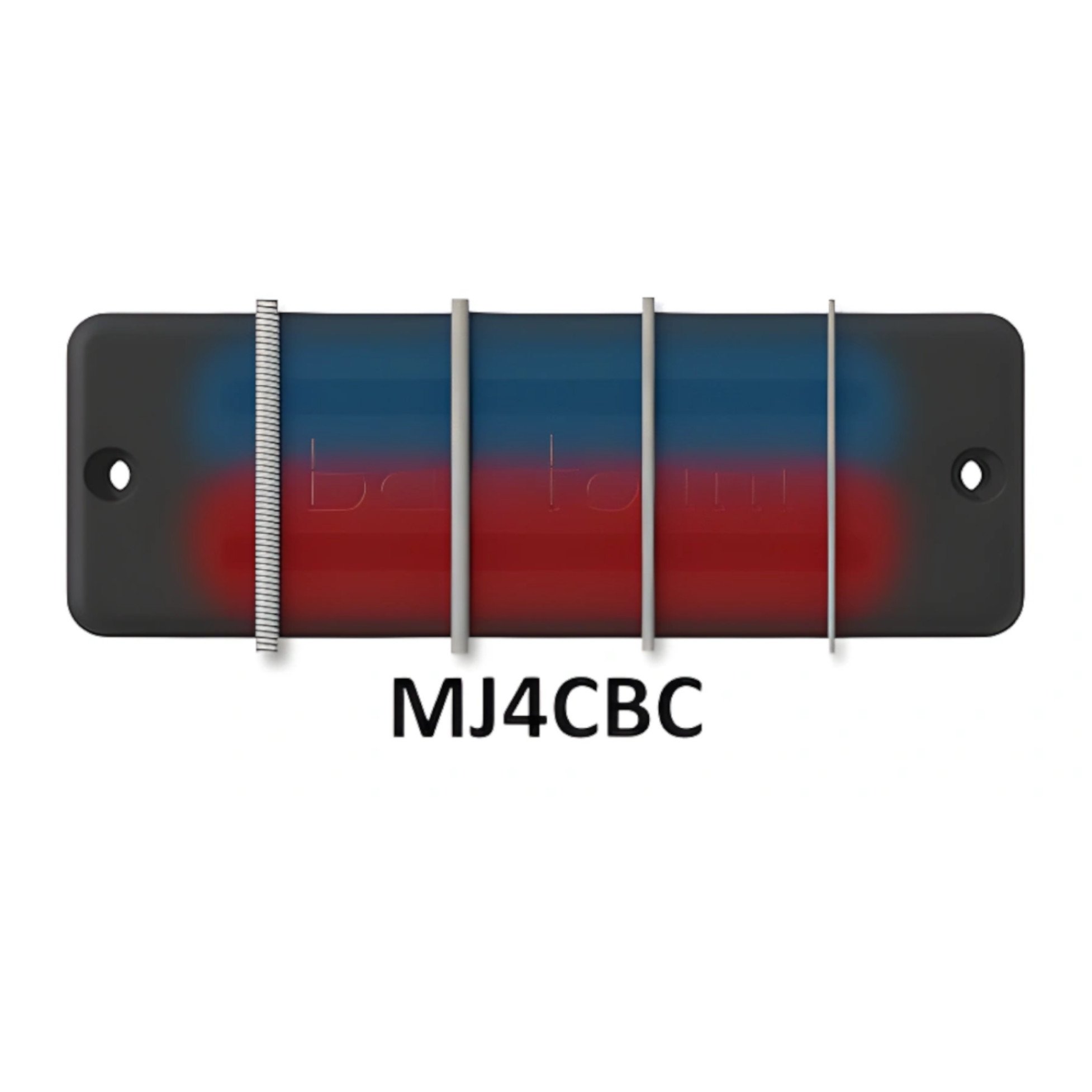 MJ4CBC Classic Bass MJ Soapbar Bridge, Black - 4-String